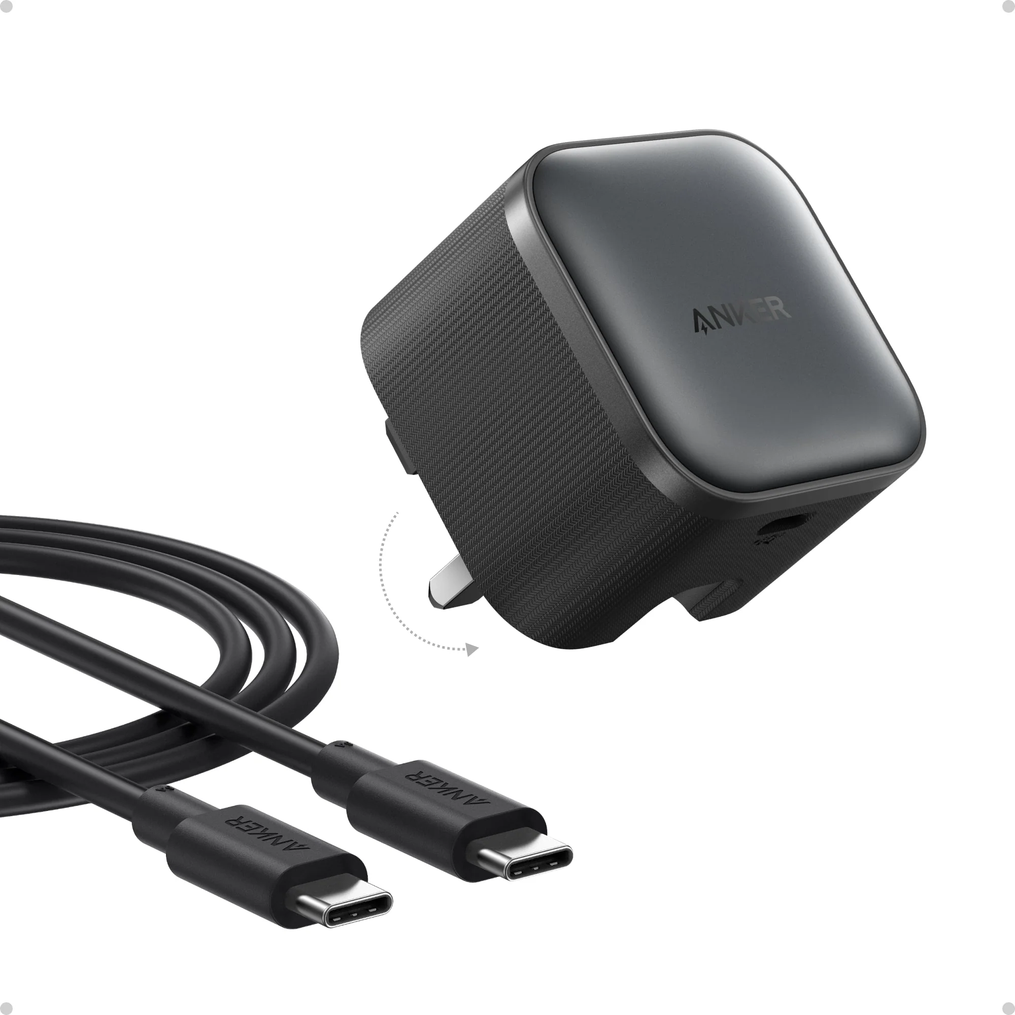 A2692_AmazonListingCopy-TDPD_Richimage_UK Anker Nano Charger (45W) with USB-C Cable - Image 1