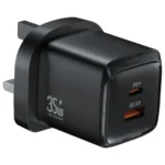 Green Lion G-Charge Series Dual Port Wall Charger 35W UK Plug
