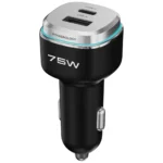 Powerology 75W Dual-Port High-Power Car Charger