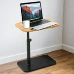 Wood CShaped Side Table